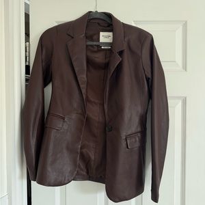 Leather Blazer